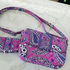 Vera Bradley Cross body with matching wallet